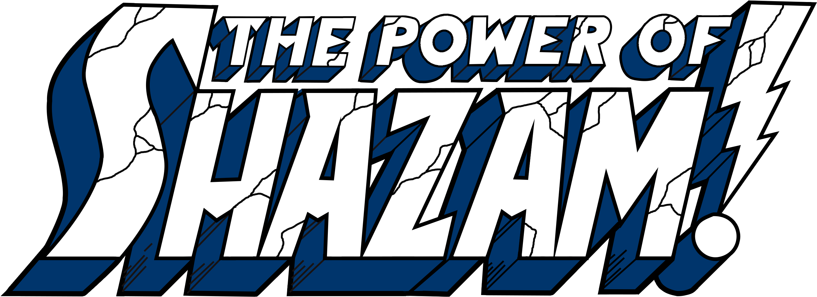 "power Of Shazam" Logo Recreated With Photoshop - Captain Marvel (3000x3000), Png Download