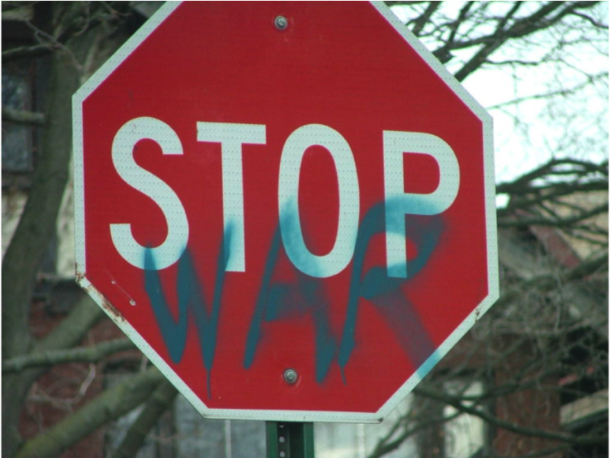 Why I Am Anti-war - Stop 4 Way (1140x660), Png Download