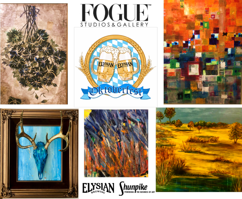 Fogue Studios & Gallery Fall Is Here And So Is The - Painting (800x659), Png Download