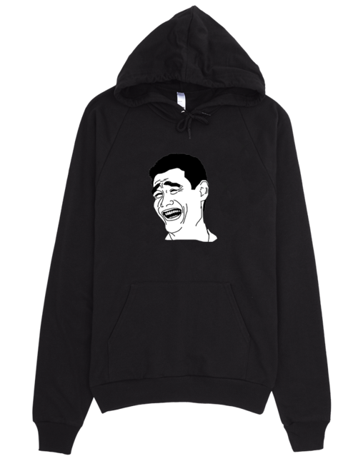 Yao Ming Hoodie - Oh Look Another Sad Kid In A Black Hoodie (500x667), Png Download