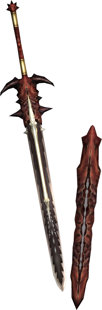 View Samegoogleiqdbsaucenao Gaelic Flame , - Rusty Claymore Mhgen (357x1085), Png Download