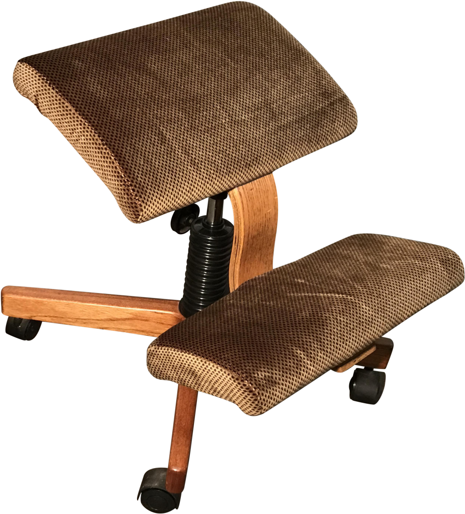 Kneeling Chair Luxury Vintage Rolling Kneeling Chair - Kneeling Chair (1024x1132), Png Download