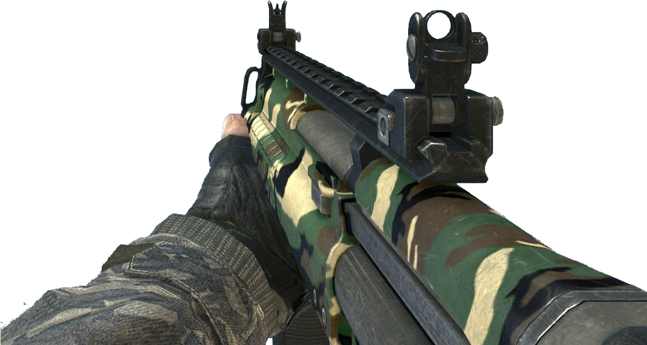 Ksg 12 Classic Mw3 - Mw3 Blue Camo (1310x770), Png Download