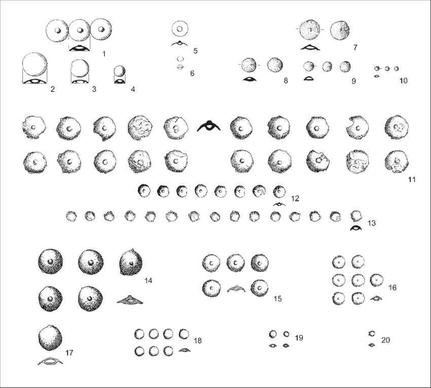 Bronze Dome-shaped Buttons - Golek Pri Vinici (850x765), Png Download