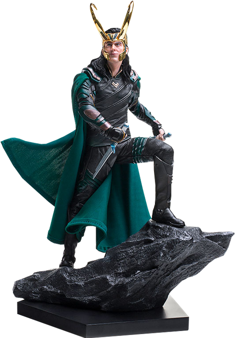 Loki Statue By Iron Studios - Loki Statue (480x679), Png Download