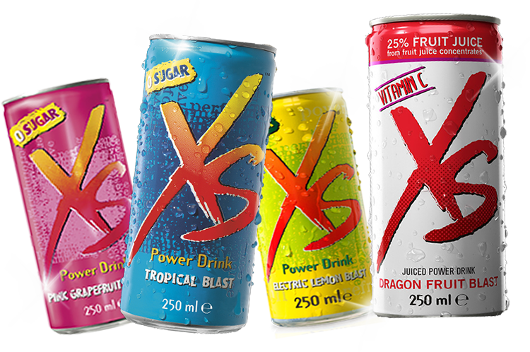 Xs Energy Drink Png Jpg Royalty Free Library - Xs (750x498), Png Download