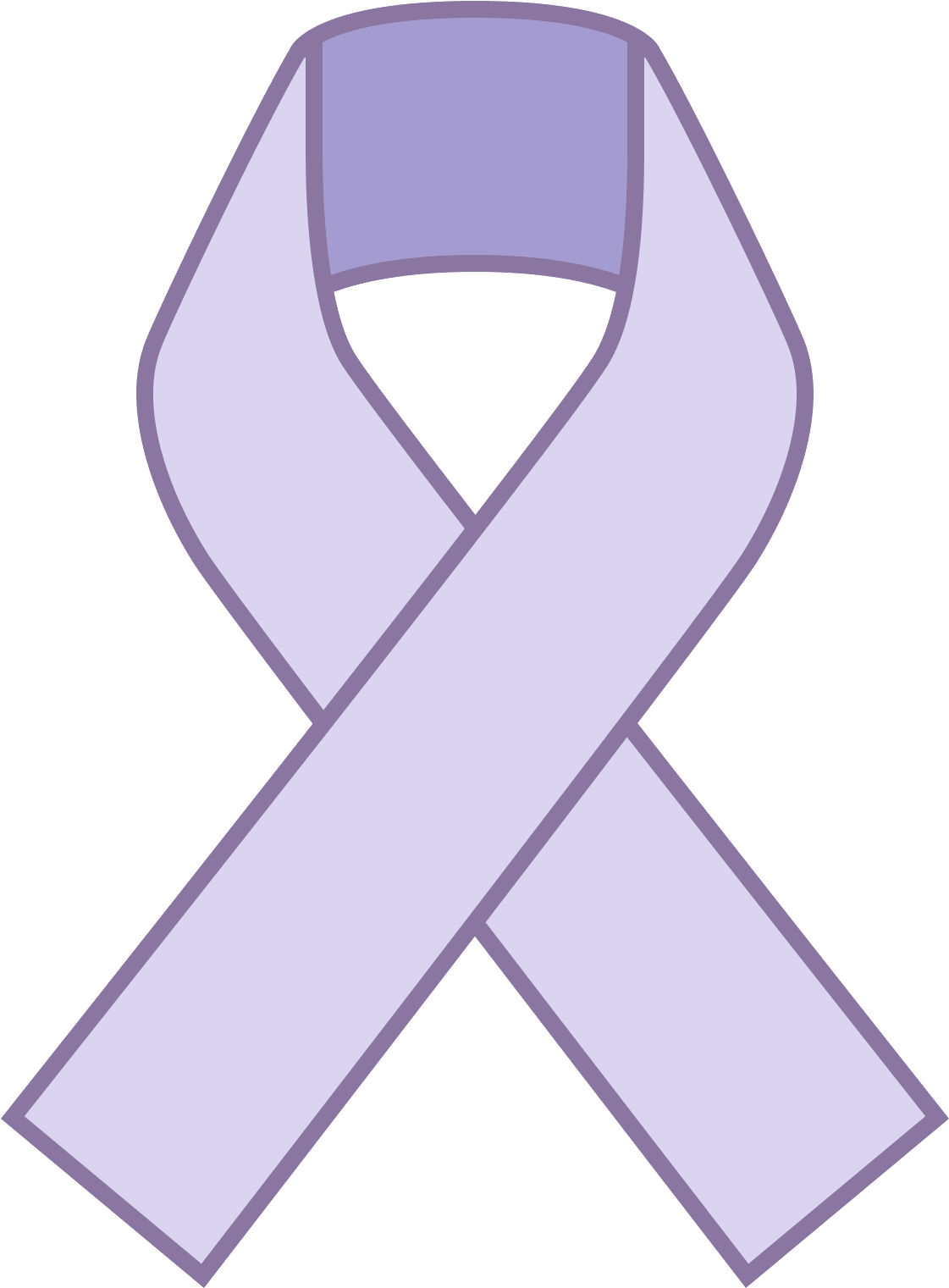 Cancer Ribbon Icon - Awareness Ribbon (1600x1600), Png Download