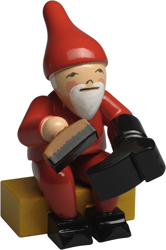 Gnome With Booth - Heinzelmännchen Mit Stiefel (1000x1000), Png Download