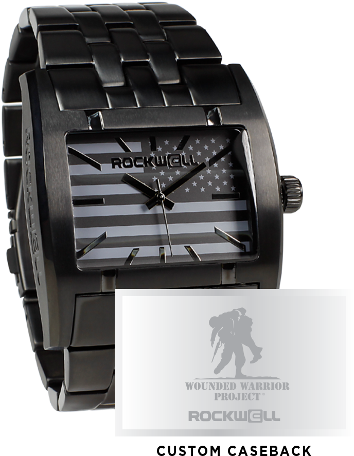 Apostle Wounded Warrior Project - Rockwell Watch Apostle Freedom No Retreat American (835x1026), Png Download