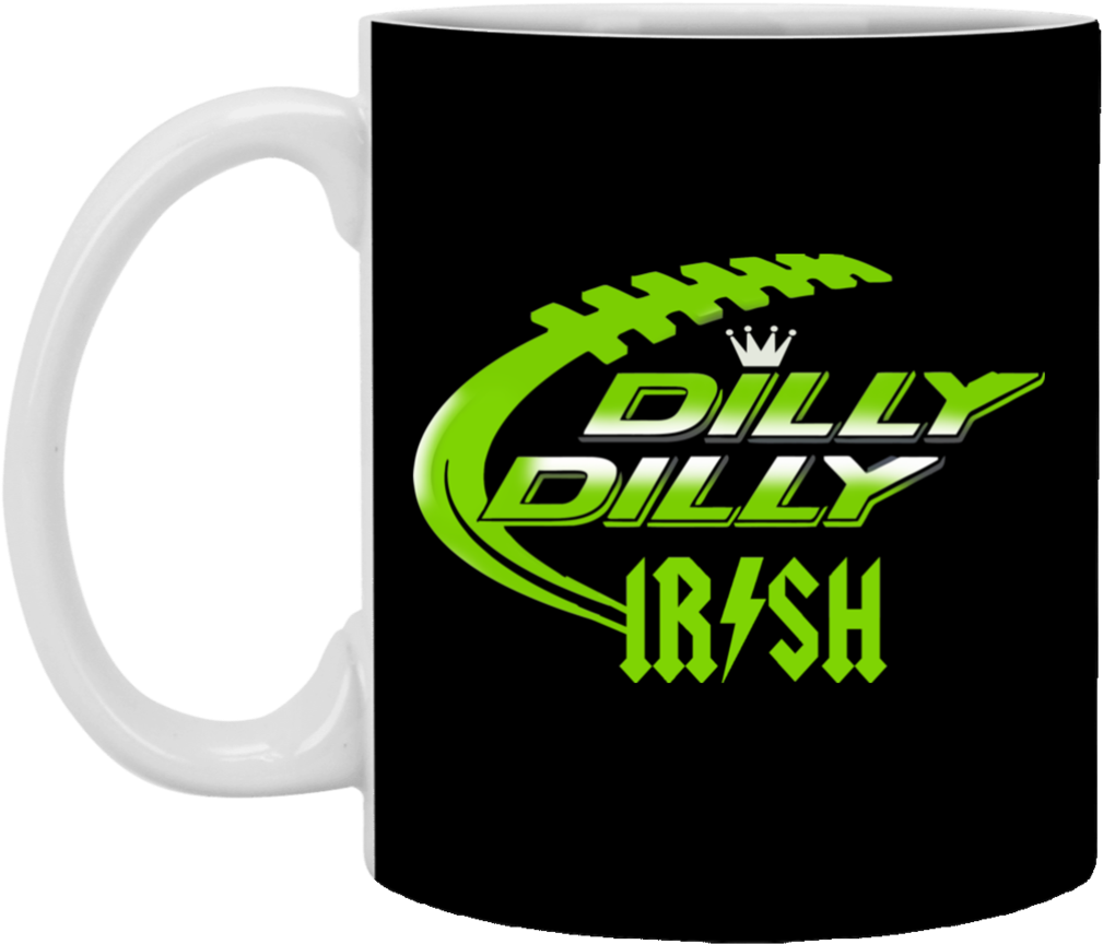Dilly Dilly Irish Acdc Mug Cup Coffee Beer Gift - Irish Metal Singlet Beer Drinking Party Patty's Paddy's (1024x1024), Png Download