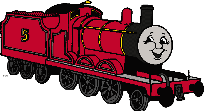 James The Train Clip Art Clipart Thomas Percy Train - James The Train Clip Art (740x416), Png Download