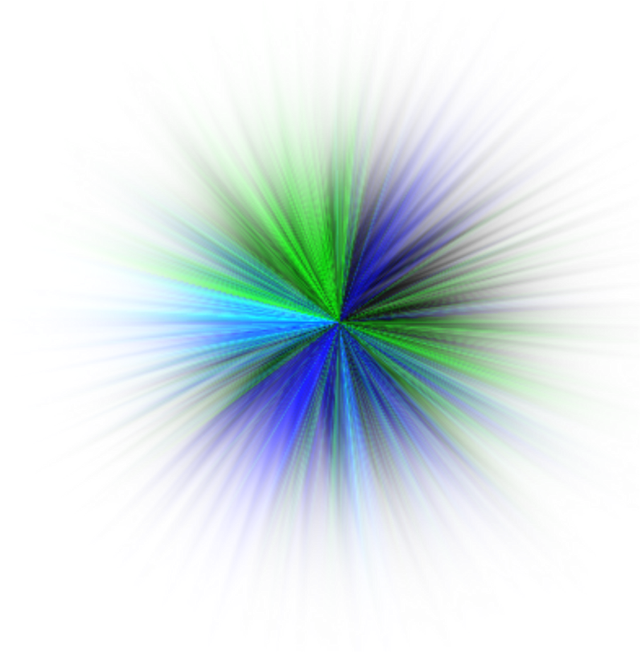Ftestickers Effect Light Glow Blue Green - Raio De Luz Verde Png (1024x1024), Png Download