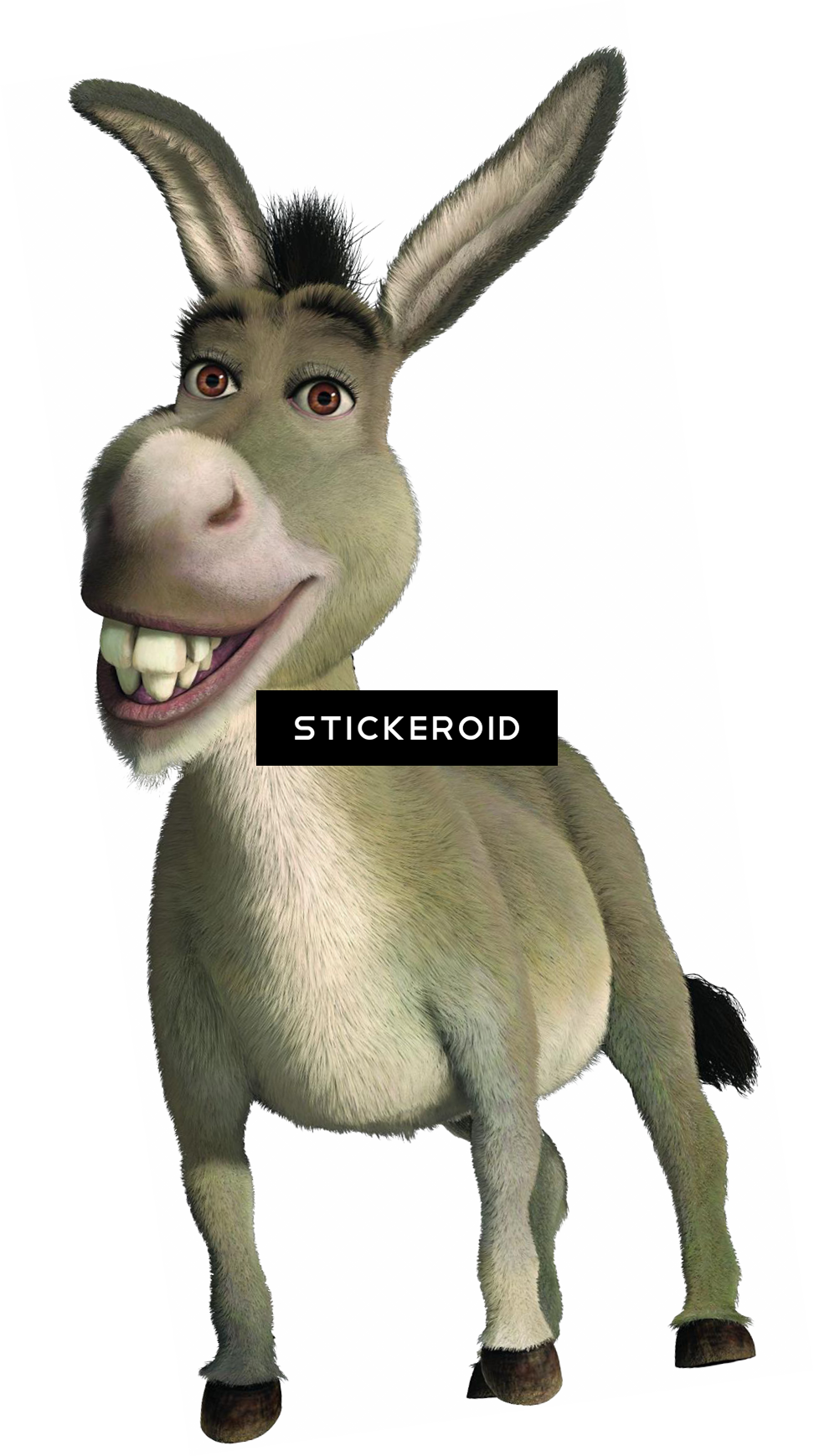 Donkey - Pin The Tail On The Donkey Shrek (972x1738), Png Download