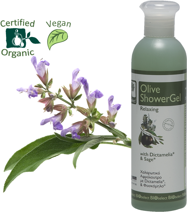 Bioselect Shower Gel Olive Relaxing 8.3 Oz (750x750), Png Download