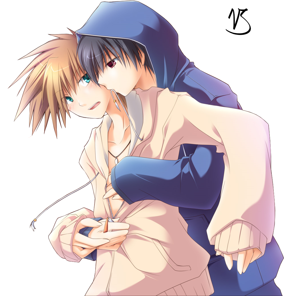 Couple Png Yaoi (1000x1053), Png Download