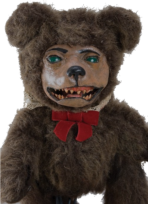 Teddycutout - Demonic Toys Grizzly Teddy (503x754), Png Download
