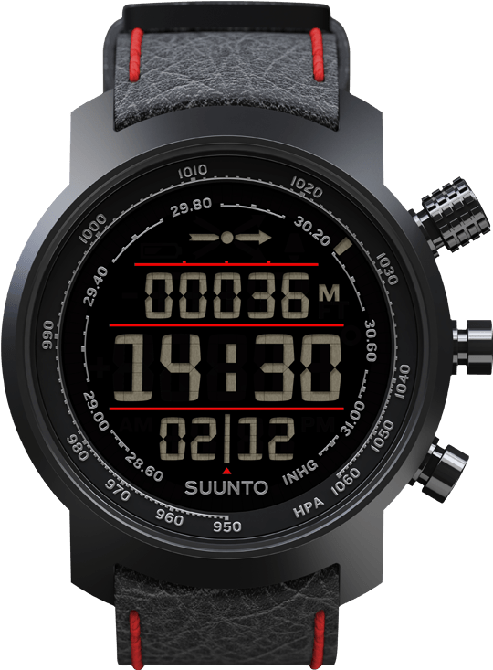 Suunto Elementum Terra Black (800x800), Png Download