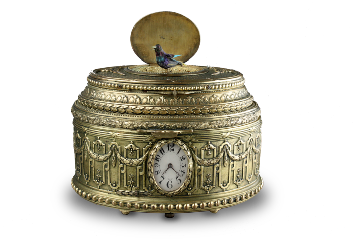 A Sublime Singing Bird, Musical Box And Timepiece Pictorial - Key To Rondo Music Box (750x500), Png Download