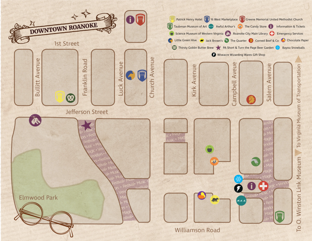 Gmf 2018 Map - Salemva (1000x773), Png Download