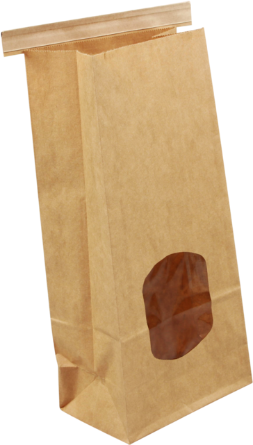 Bag, Food Bag, Kraft Paper, 72x246x115mm, Brown (640x640), Png Download