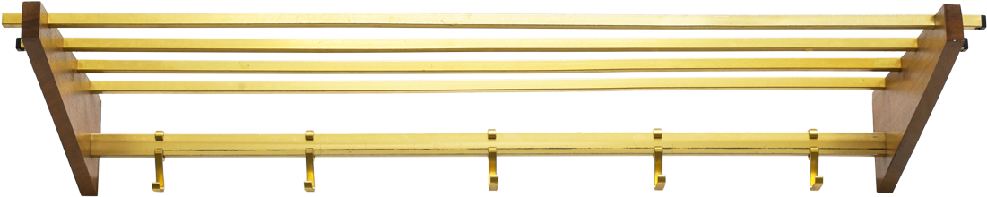 Perchero De Pared Elaborado A Mediados Del Siglo Xx - Shelf (1140x530), Png Download