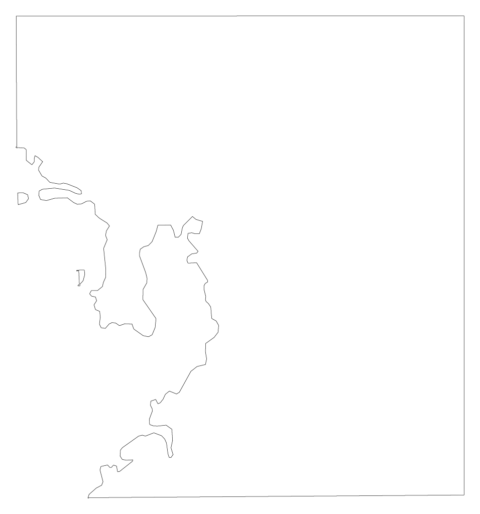 A Plain Frame Map Of Hillsborough - Yellow (956x1024), Png Download