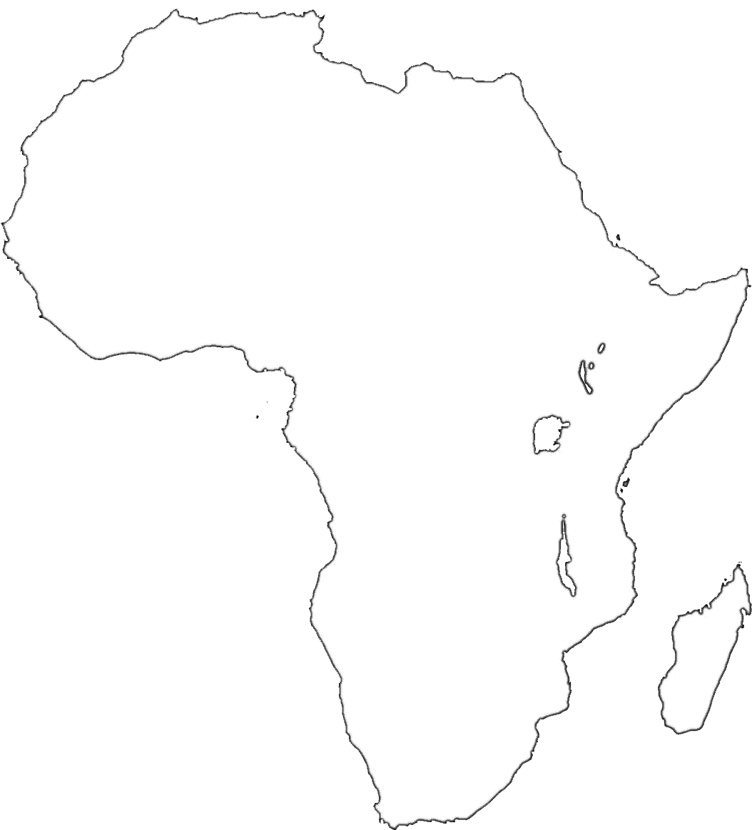 Africa Map Transparent Background (1054x1164), Png Download