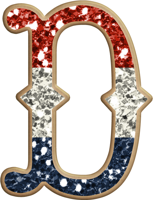 B *✿* Trio Glitter - Trio Glitter Letter Png (548x713), Png Download