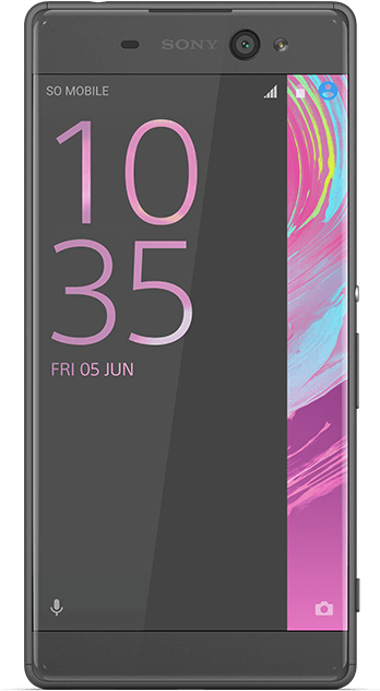 Sony Xperia Xa Ultra 16 Gb Black Front - Sony Xperıa Xa Ultra (710x710), Png Download