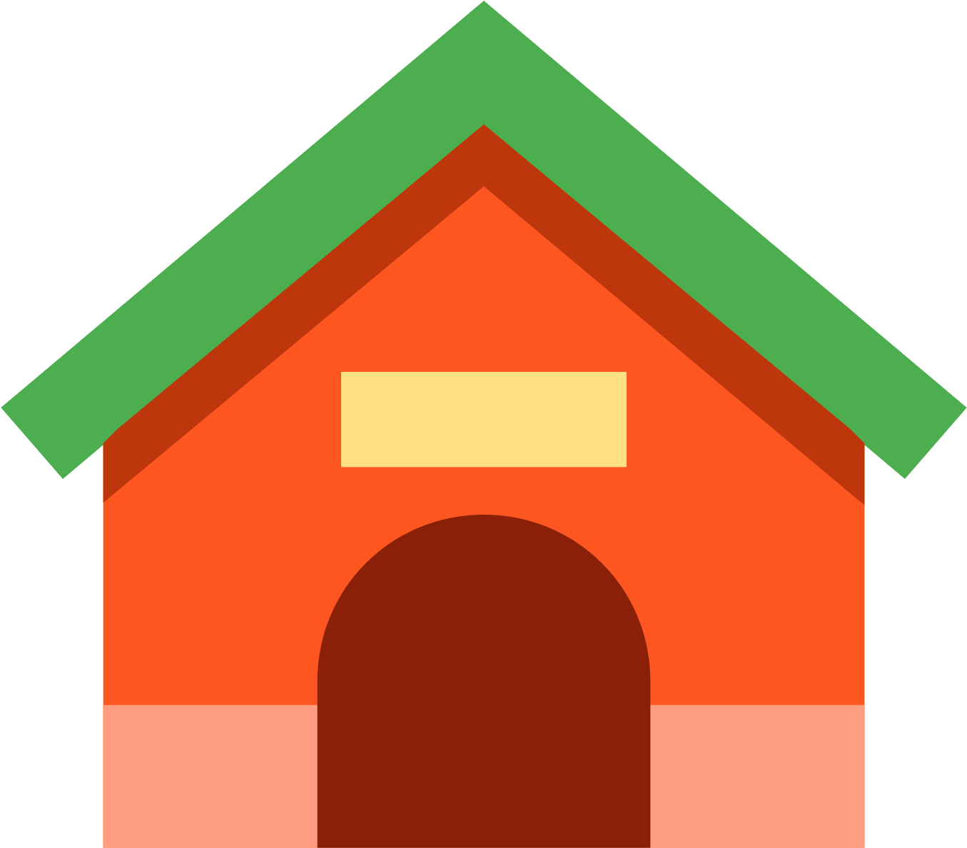 Dog House Icon (1600x1600), Png Download