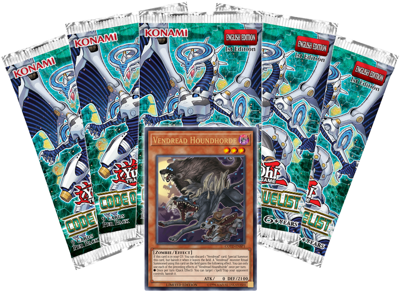 Be One Of The First To Duel With The Brand-new Cards - Yu-gi-oh! Code Of The Duelist Booster Pack (808x598), Png Download