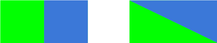 Fractions Same But Diferent Bluegreen - Fraction (716x538), Png Download