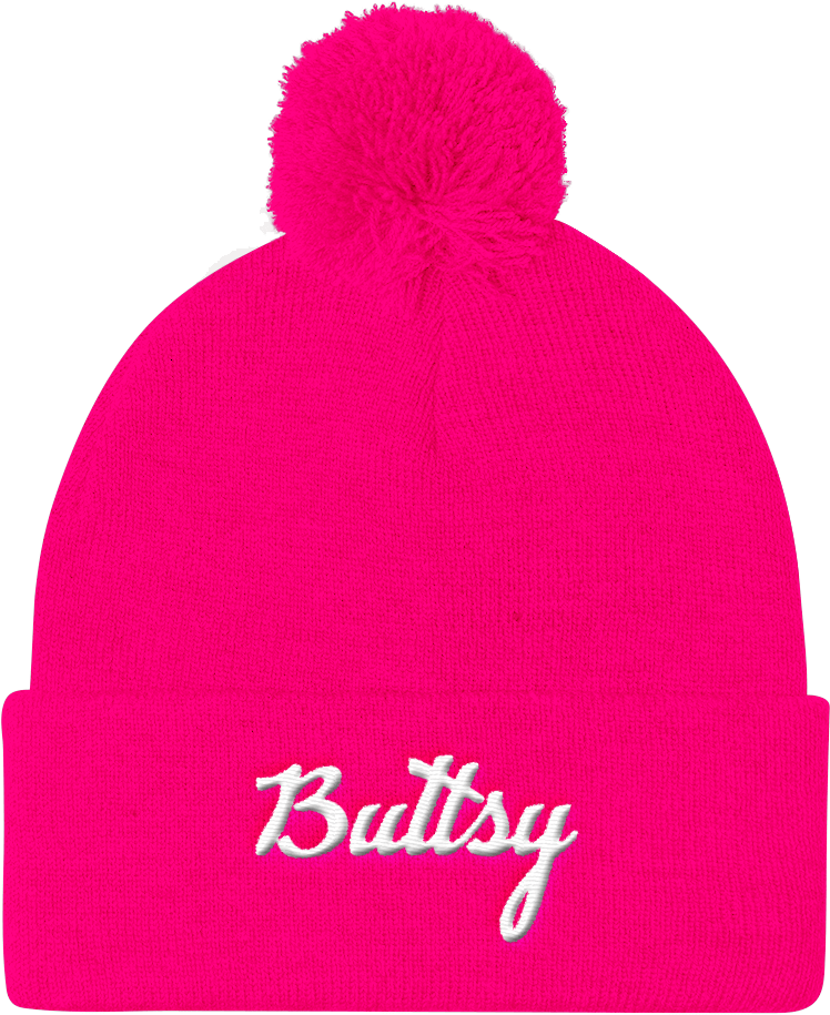 Home / Buttsy Merch / Mr Clean Pom Beanie - Pom Pom Hat, Hustler, Beanie, Beanie Hat, Pom Pom Beanie, (1000x1000), Png Download