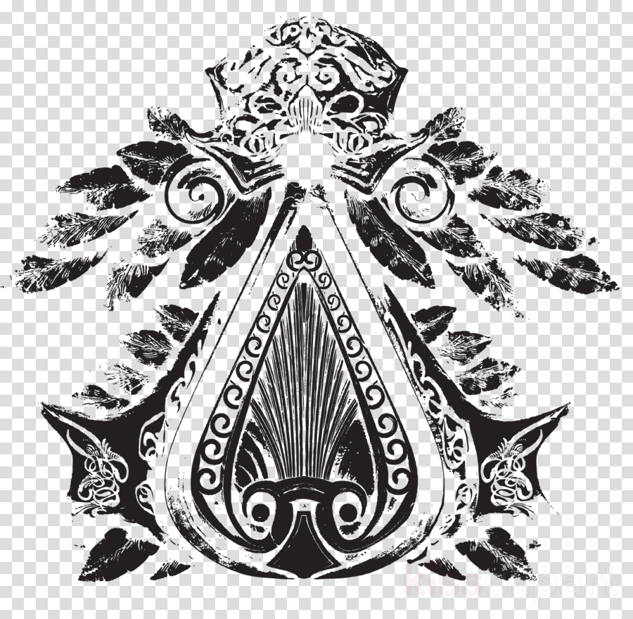 Download Assassin's Creed Brotherhood Symbol Clipart - Assassin's Creed Renaissance Logo (900x880), Png Download