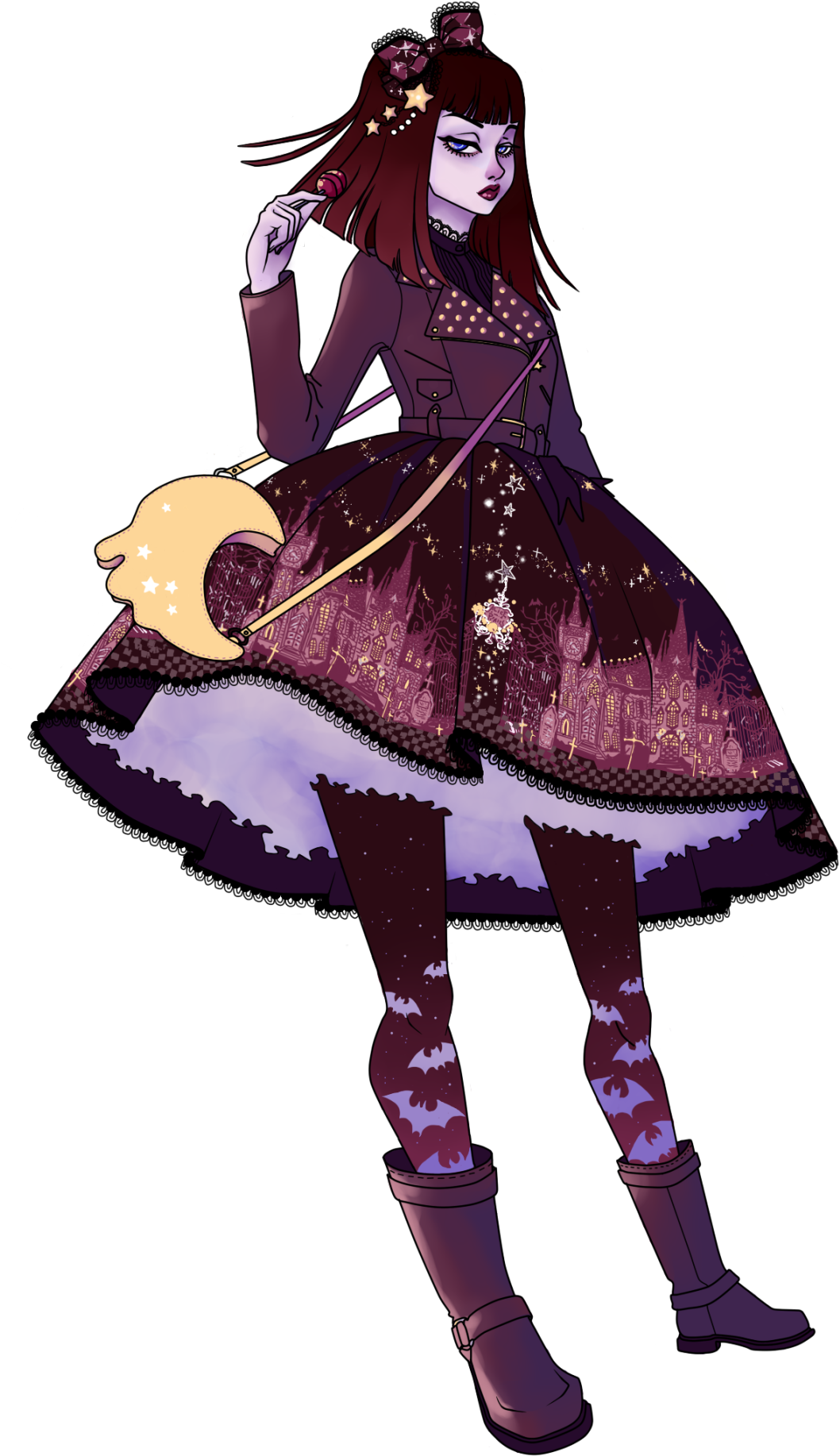 Mori Loli - Illustration (1075x1920), Png Download