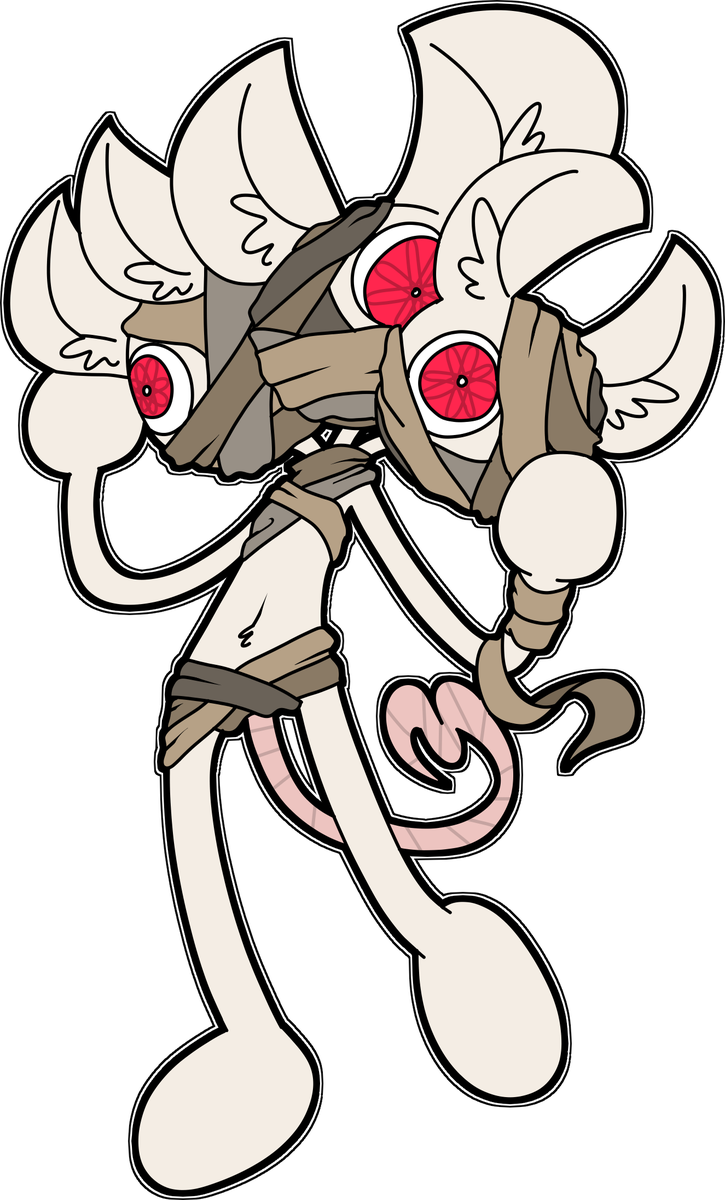 #rue #undead #threeheaded #cutehorror #rat #furry A - Twitter (725x1200), Png Download