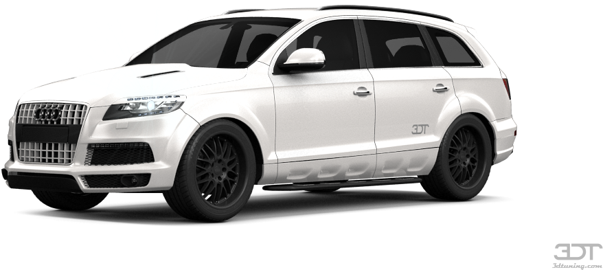 Audi Q7 5 Door Suv 2010 Tuning - 3d Tuning (1004x500), Png Download