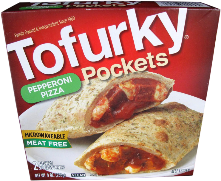 Turtle Island Tofurky Pepperoni Pocket $4 - Tofurky Pepperoni Pizza Pockets - 9 Oz Box (980x716), Png Download