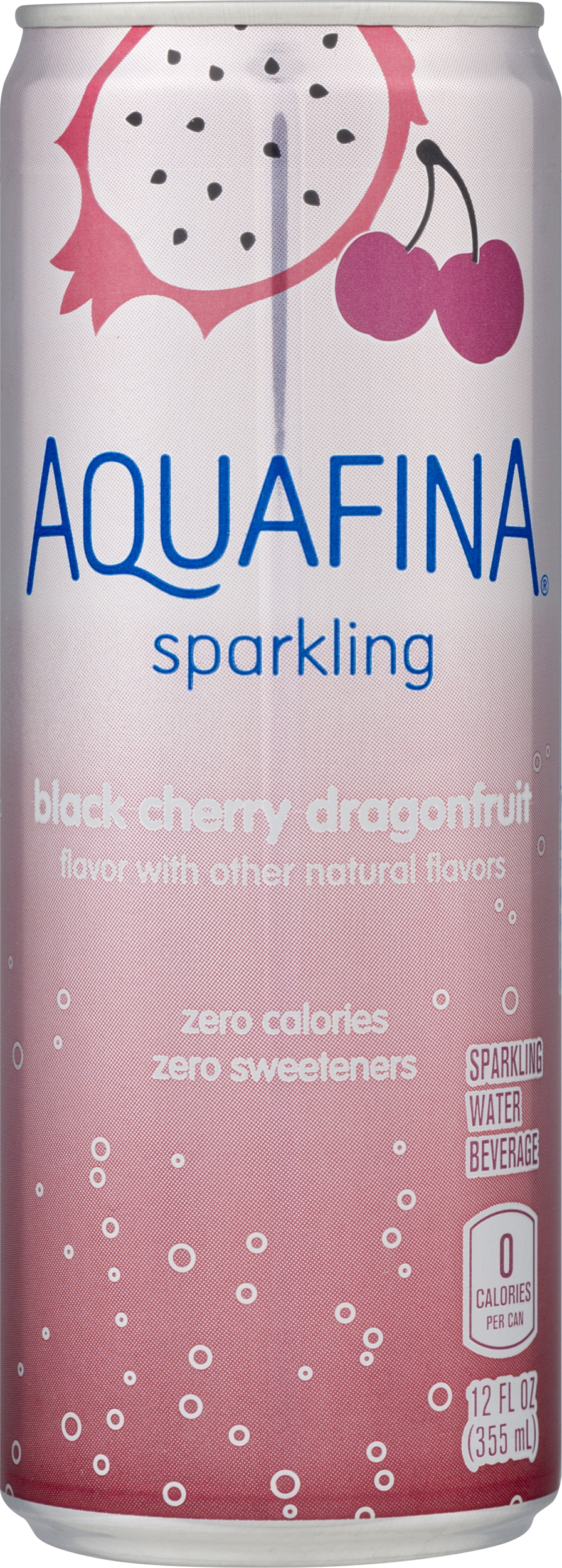 Aquafina Sparkling Black Cherry Dragonfruit Water 12 - Book (896x2500), Png Download