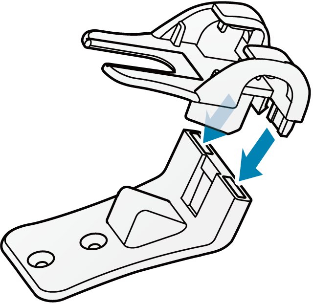 Assemble The Barcode Reader Stand As Shown Below - Line Art (640x622), Png Download