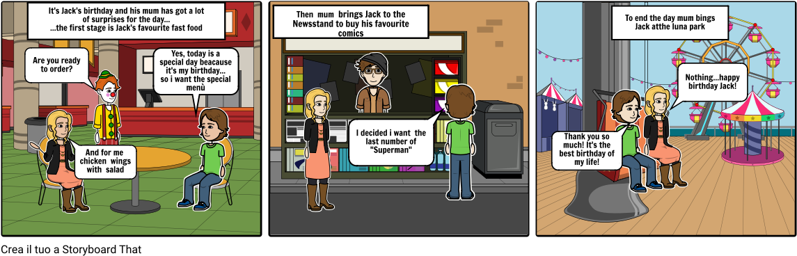 Jack's Birthday - Cartoon (1164x385), Png Download