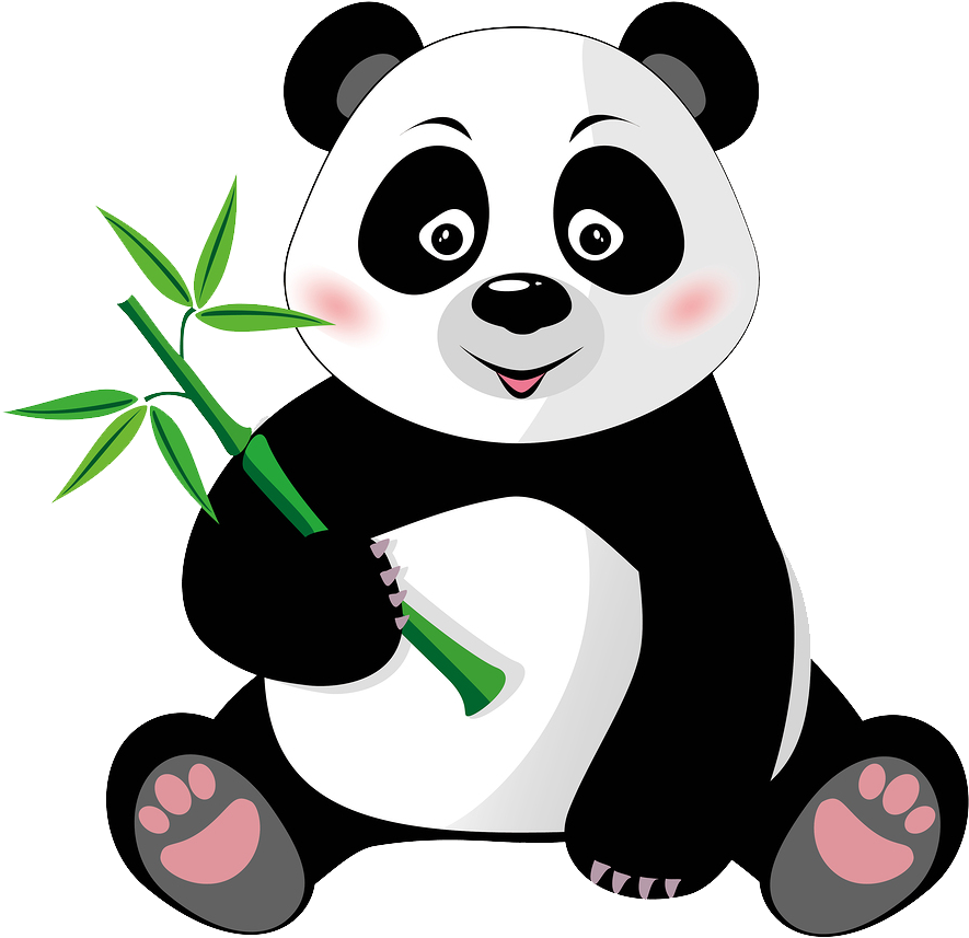 Hd Transparent Images Pluspng Image Library Stock - Panda Bear Clipart (900x900), Png Download