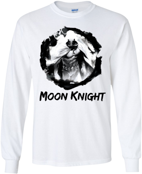 Moon Knight Paint Smudge Print Graphic Ls Shirt/hoodie/sweatshirt - Moon Knight Rectangle Magnet (600x600), Png Download