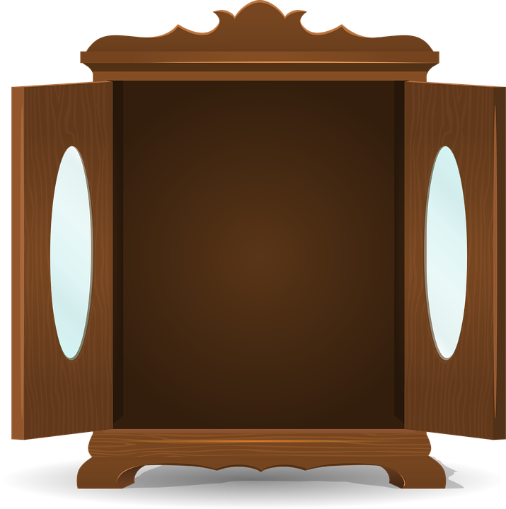 Cupboard Png, Download Png Image With Transparent Background, - Armario Abierto Png (715x720), Png Download