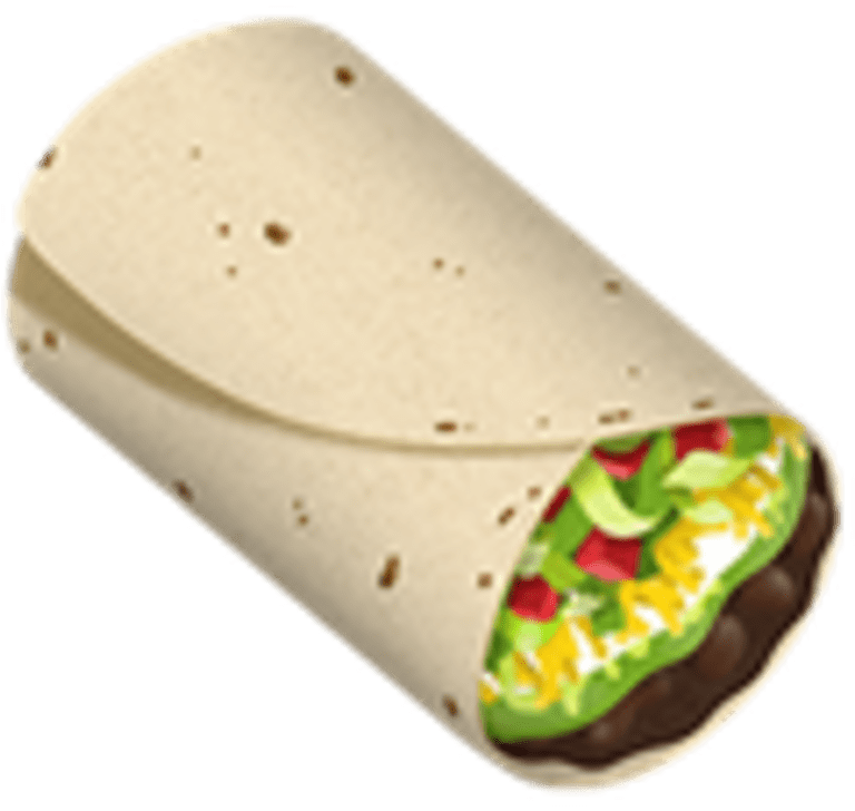 Ditto - - Burrito Emoji (767x767), Png Download