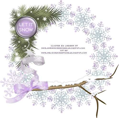 Frosted Winter Cluster Frame - Mask (640x640), Png Download