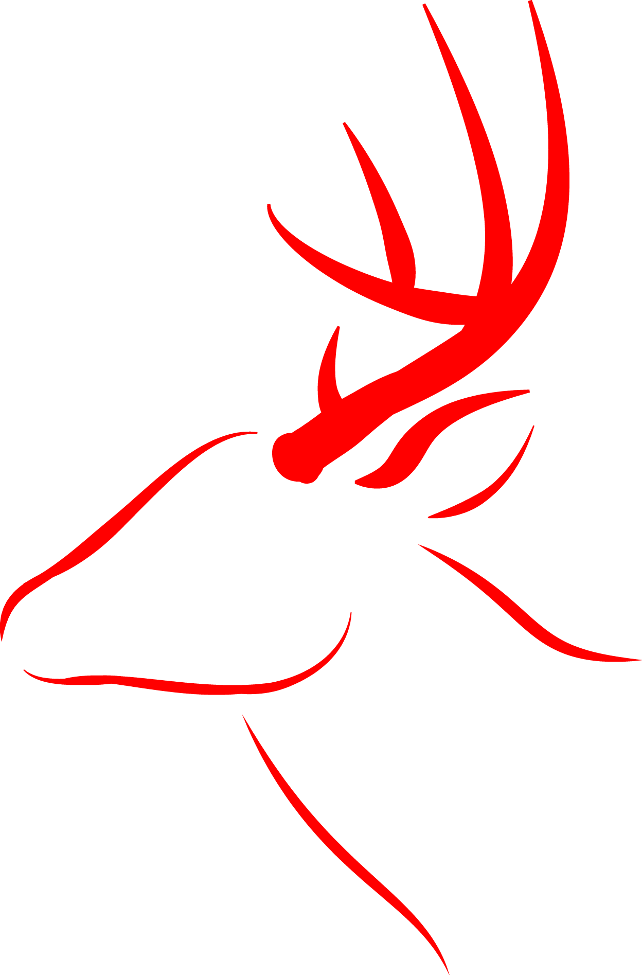 Red Deer Design Logo - Red Deer Logo Design (1248x1895), Png Download