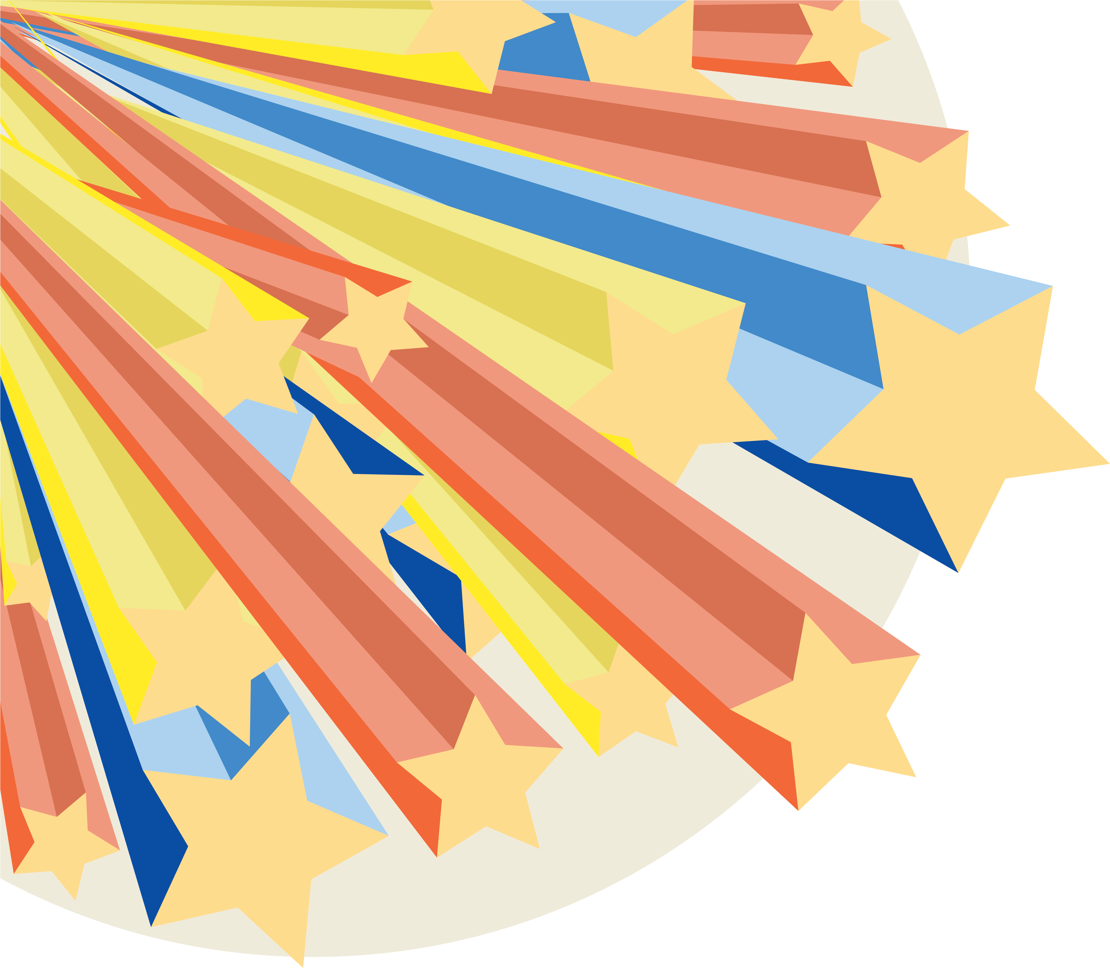 Stars - Graphic Design (4105x3834), Png Download