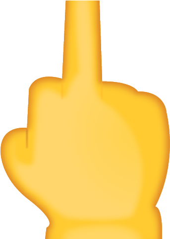 Finger Clipart Middle Finger Emoji - Darkness (640x480), Png Download