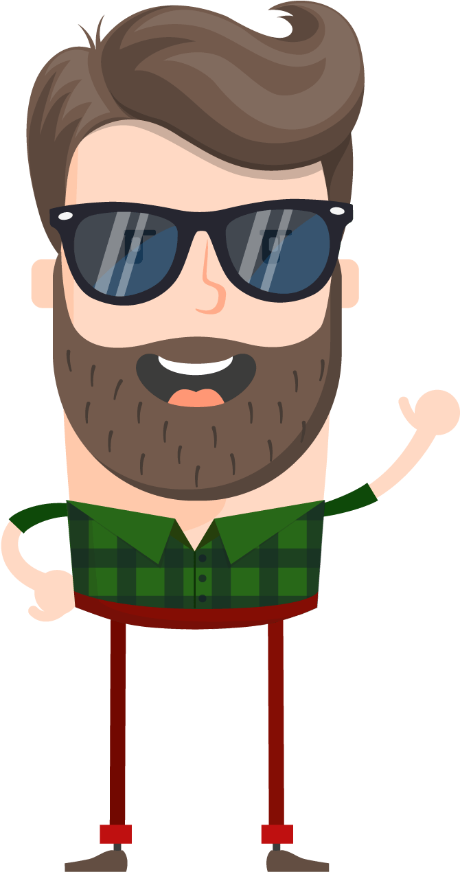 Character-set4 - Flat Character Vector (1756x1469), Png Download
